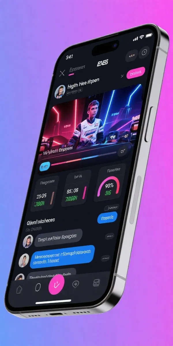 英雄联盟直播App界面展示